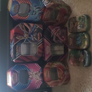 Pokemon Empty Tins